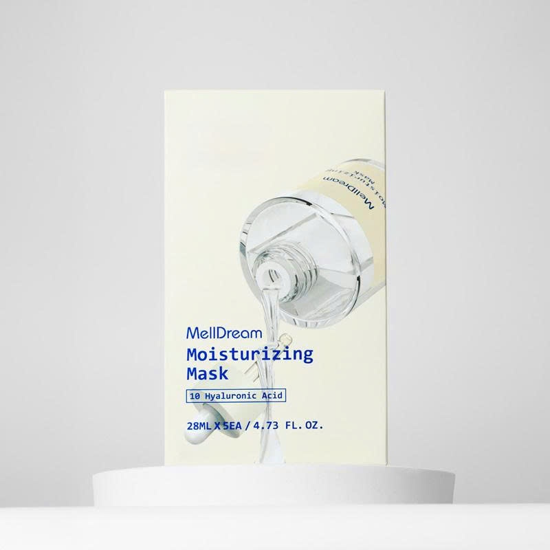 H51_ Mặt nạ cấp ẩm 10 loại HA MellDream Moisturizing Mask 10Hyaluronic Acid (HỘP 5 MIẾNG)