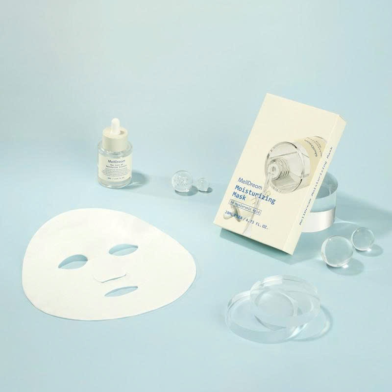 H51_ Mặt nạ cấp ẩm 10 loại HA MellDream Moisturizing Mask 10Hyaluronic Acid (HỘP 5 MIẾNG)