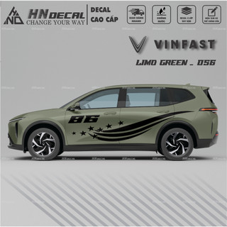 Decal dán xe LIMO GREEN -  Tem dán xe LIMO GREEN mẫu mới nhất nhiều màu sắc ( MẪU 056 )