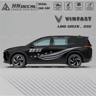 Decal dán xe LIMO GREEN -  Tem dán xe LIMO GREEN mẫu mới nhất nhiều màu sắc ( MẪU 056 )