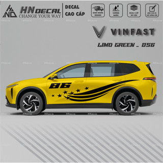Decal dán xe LIMO GREEN -  Tem dán xe LIMO GREEN mẫu mới nhất nhiều màu sắc ( MẪU 056 )