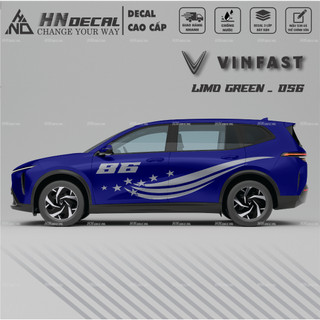 Decal dán xe LIMO GREEN -  Tem dán xe LIMO GREEN mẫu mới nhất nhiều màu sắc ( MẪU 056 )
