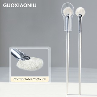 Cọ Đánh Highlight GUOXIAONIU Hình Cánh Quạt, Lông Mềm Mịn Bám Phấn Nhập Khẩu Chính Hãng - Bebeau