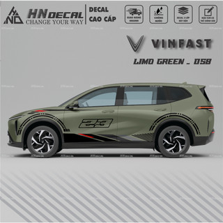 Decal dán xe LIMO GREEN -  Tem dán xe LIMO GREEN mẫu mới nhất nhiều màu sắc ( MẪU 058 )