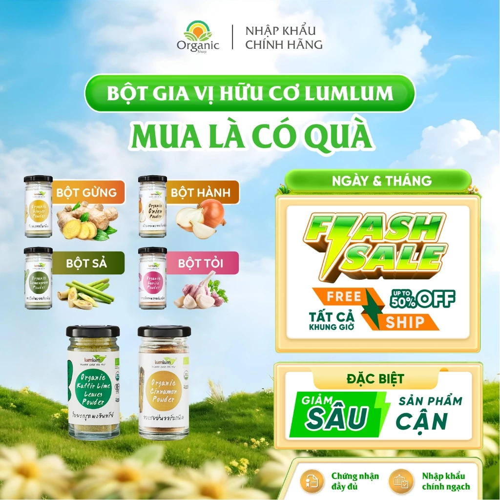 Bột gia vị hữu cơ