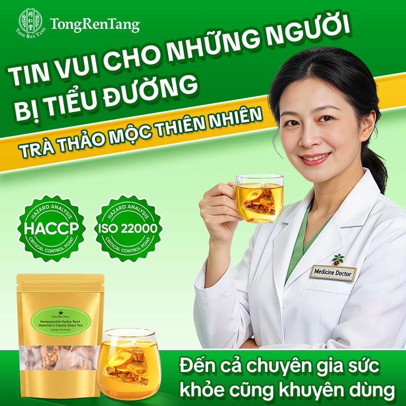Tong Ren Tang Trà thảo mộc cho người tiểu đường – Hỗ trợ ổn định đường huyết, thanh lọc cơ thể