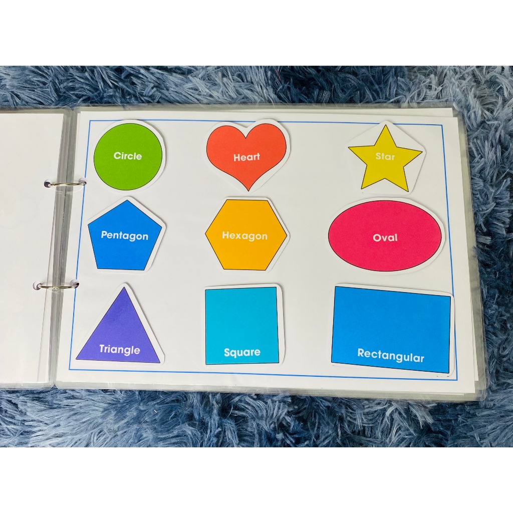 Bộ Học Liệu Montessori bóc dán - Song Ngữ Anh Việt, Phát Triển Tư Duy Cho Bé 1-6 Tuổi