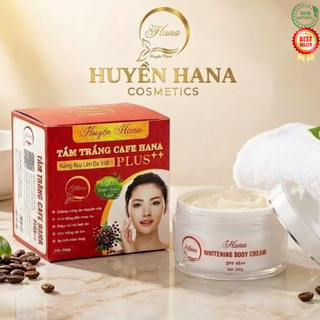 Bộ Sản Phẩm Tắm Trắng Và Kem Dưỡng Da Body Huyền Hana (Hộp 24g+kem 200g ) tặng 5 gói