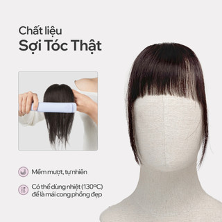 Tóc Kẹp Mái Bằng CAPELLI Dệt Thủ Công Từ Tóc Thật