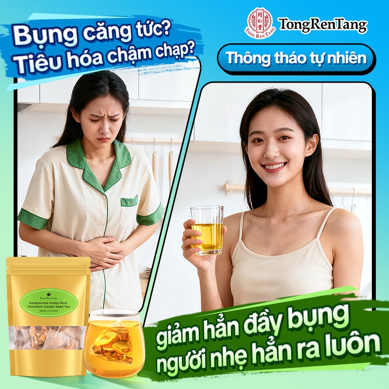 Tong RenTang Trà thảo mộc thải độc–Thành phần tự nhiên,tốt cho sức khỏe,hỗ trợ kiểm soát đường huyết