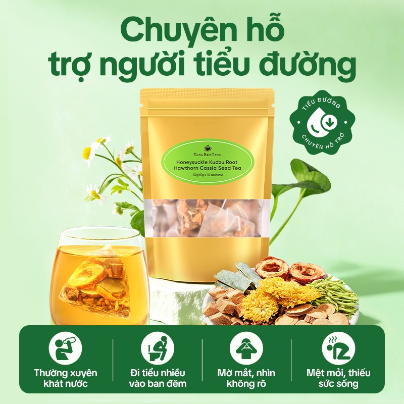 Tong Ren Tang Trà thảo mộc cho người tiểu đường – Hỗ trợ ổn định đường huyết, thanh lọc cơ thể