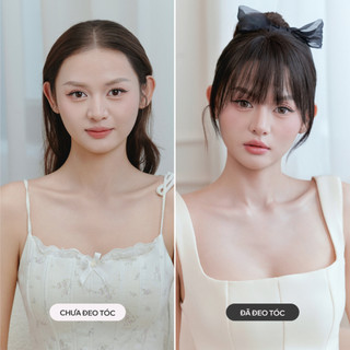 Tóc Kẹp Mái Thưa 4D CAPELLI Premium Siêu Da Đầu Dệt Thủ Công Từ Tóc Thật - Phiên Bản Update Tự Nhiên Vượt Trội