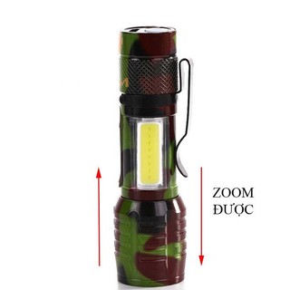 Đèn Pin Mini Siêu Sáng Police Cao Cấp Có Zoom🍀FREESHIP🍀Đèn Pin Mini Led Siêu Sáng Chống Nước Giá Rẻ CYX-535