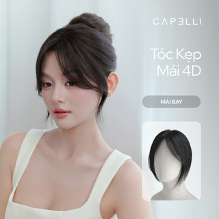 Tóc Kẹp Mái Bay 4D CAPELLI Premium Siêu Da Đầu Dệt Thủ Công Từ Tóc Thật - Phiên Bản Update Tự Nhiên Vượt Trội