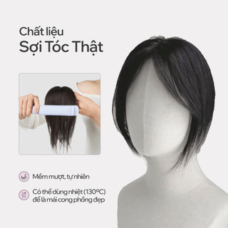 Tóc Kẹp Mái Bay 4D CAPELLI Premium Siêu Da Đầu Dệt Thủ Công Từ Tóc Thật - Phiên Bản Update Tự Nhiên Vượt Trội