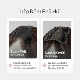 Tóc Kẹp Mái Bay 4D CAPELLI Premium Siêu Da Đầu Dệt Thủ Công Từ Tóc Thật - Phiên Bản Update Tự Nhiên Vượt Trội