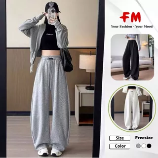 Quần Nỉ Ống Suông Nữ FMSTYLE Phối Viền Rút Dây, Form Đẹp Dễ Phối Đồ, Mang Ấm Mùa Lạnh 25111928