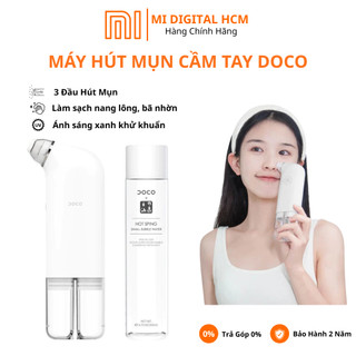Máy Hút Mụn DOCO Đa Năng Hút Mụn Đầu Đen, Mụn Cám, Nang Lông, Giúp Loại Bỏ Bã Nhờn Hiệu Quả, An Toàn