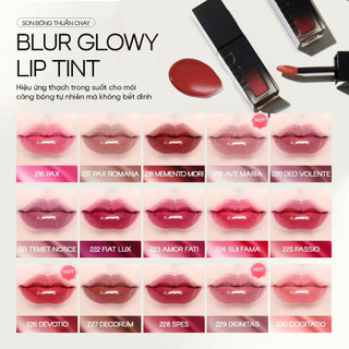 [Dinto] Son Tint Bóng Lì Thuần Chay Lâu Trôi Cho Môi Căng Mọng DINTO Blur-Glowy Lip Tint 25 màu 3,5gam