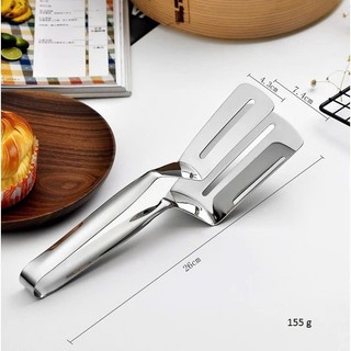 Kẹp Gắp Thức Ăn Inox 304 – Dụng Cụ Nhà Bếp Tiện Lợi, Gắp Nóng Thực Phẩm, Chiên Đồ Ăn Nhanh Chóng