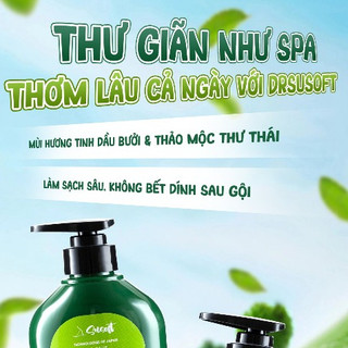 Dầu XẢ Bưởi Hà Thủ ô DR Susoft  - 500ml nuôi dưỡng, phục hồi tóc mềm mại
