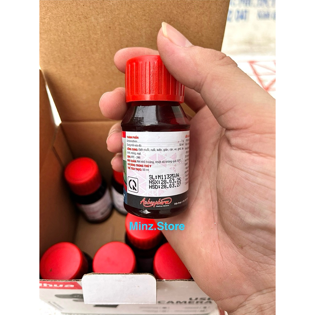 Diệt Côn Trùng Repell (Á Châu) ruồi, muỗi, kiến, gián, ve, rận, mạt gà...(50ml)