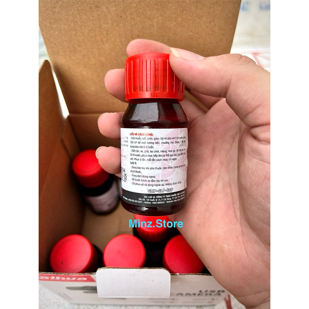 Diệt Côn Trùng Repell (Á Châu) ruồi, muỗi, kiến, gián, ve, rận, mạt gà...(50ml)