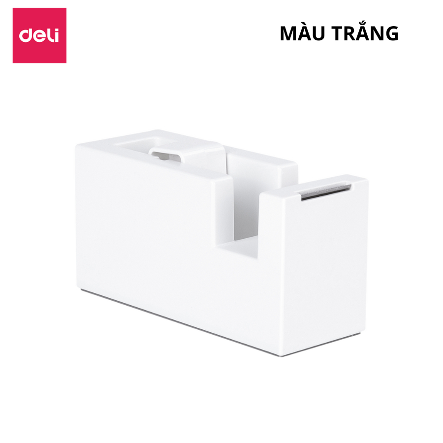 Cắt Băng Dính Để Bàn 4 Màu Deli Dụng Cụ Cắt Băng Dính Chất Liệu Nhựa ABS Cao Cấp Lưỡi Sắc Bén Đế Chống Trơn Trượt