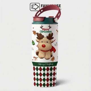 Ly nước giữ nhiệt Lucky inox 316 tráng sứ cao cấp 700ml Fan House bình nước giữ nhiệt 18h