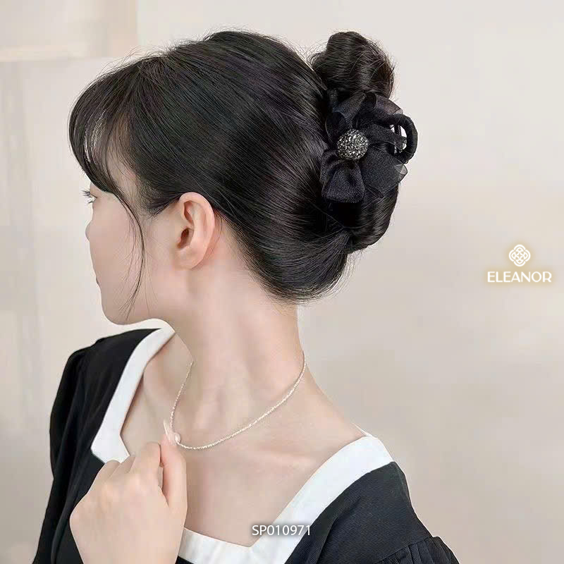 Kẹp tóc nữ càng cua Eleanor Accessories hình nơ sang trọng phụ kiện tóc kẹp tóc nơ tiểu thư 10971