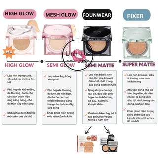 Phấn nước Clio cushion Clio Kill Cover High Glow SPF50+ PA+++ - Kosmi Beauty