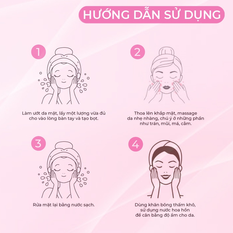 Sữa rửa mặt trà xanh 3W Clinic Green Tea Foam Cleansing Hàn Quốc 100ml trang da sạch mụn