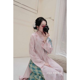 Siêu phẩm set áo dài cao cấp đủ màu hoạ tiết vân gấm đủ màu chị em mình diện tết sang chảnh xịn mịn - Baotrang.clothes
