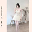 Đầm Nhung JOLIE Dáng Xòe Cúp Ngực Phối Dây Cổ Tiểu Thư Sang Chảnh Diện Tết