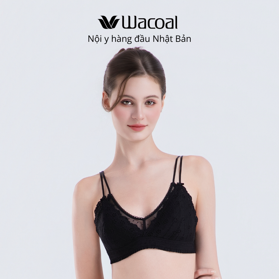 Áo lót ren Wacoal IOB3507 Trendy Bra không gọng nâng nhẹ - OB3507 smart size