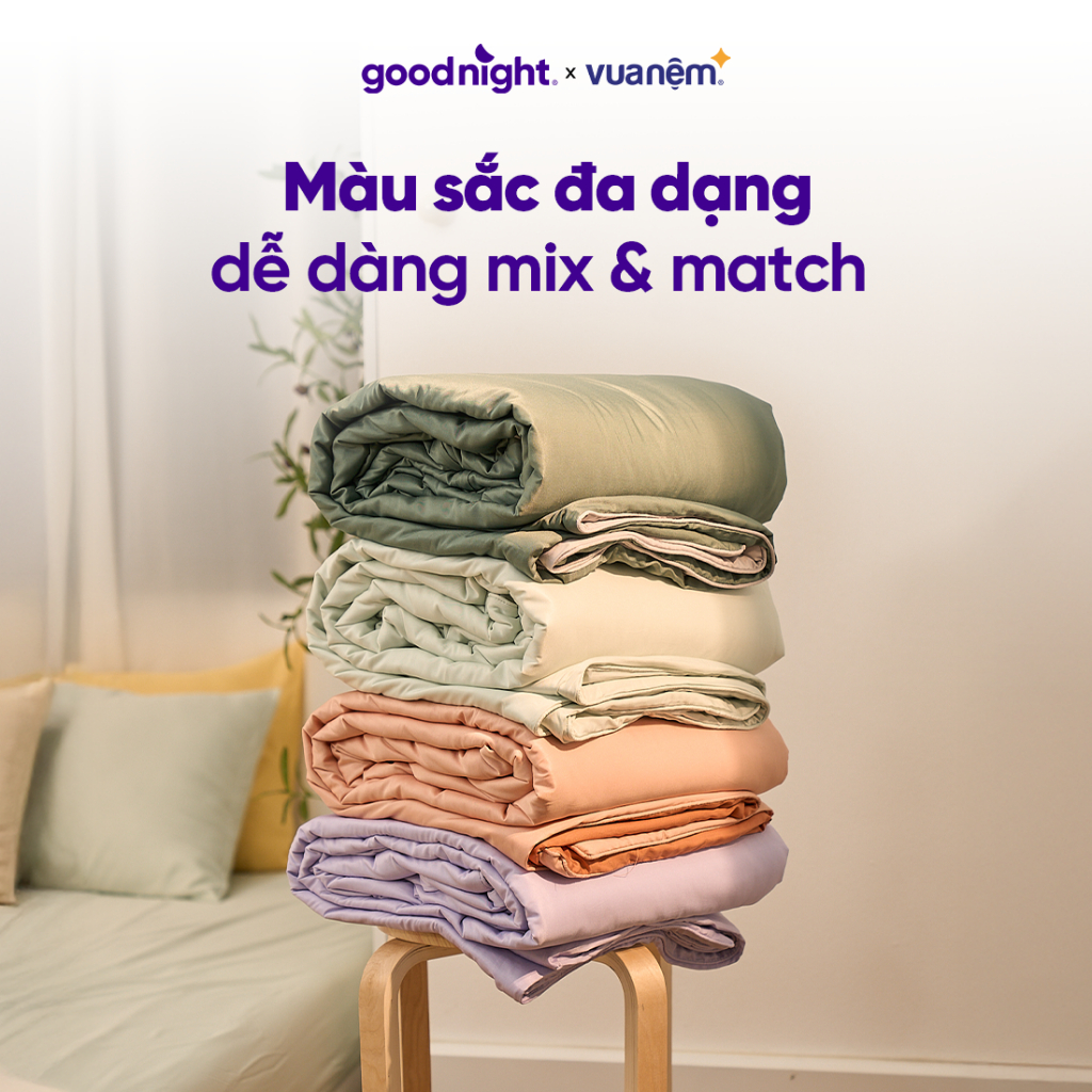 Vỏ chăn bông mùa đông Airsilk -Chăn tencel chần bông, Mền thu đông, Chăn siêu nhẹ 2mx2m2