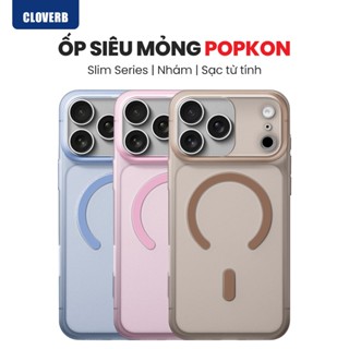 Ốp Lưng iPhone 17 Pro Max Siêu Mỏng Nhám Mờ Vòng Nam Châm Ôm Sát Máy