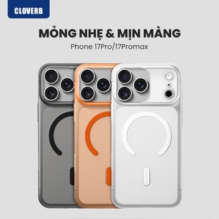 Ốp Lưng iPhone 17 Pro Max Siêu Mỏng Nhám Mờ Vòng Nam Châm Ôm Sát Máy