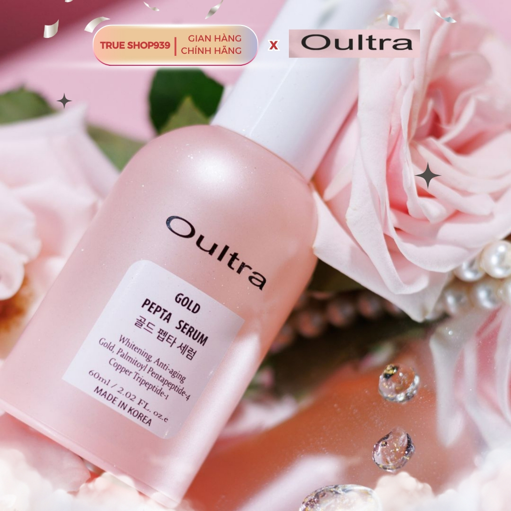 Tinh Chất Serum Vàng 24k Dưỡng Trắng & Chống Lão Hóa Hàn Quốc OULTRA Gold Pepta 60ml, Serum Dưỡng Ẩm