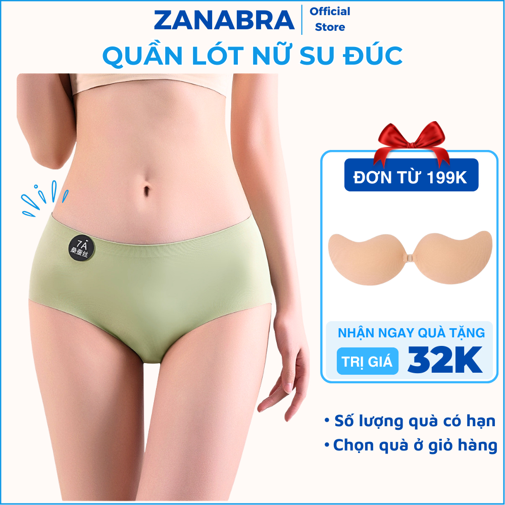 Quần Lót Nữ Su Không Đường May Chống Lộ Viền, Quần Chip Nữ Cạp Vừa Ôm Dáng Đáy Dán Kháng Khuẩn L618