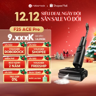 [QUÀ TẶNG] Roborock F25 Ace Pro máy hút bụi lau nhà tạo bọt | Lực hút 25.000pa | Tự động giặt sấy | Bảo hành 2 năm