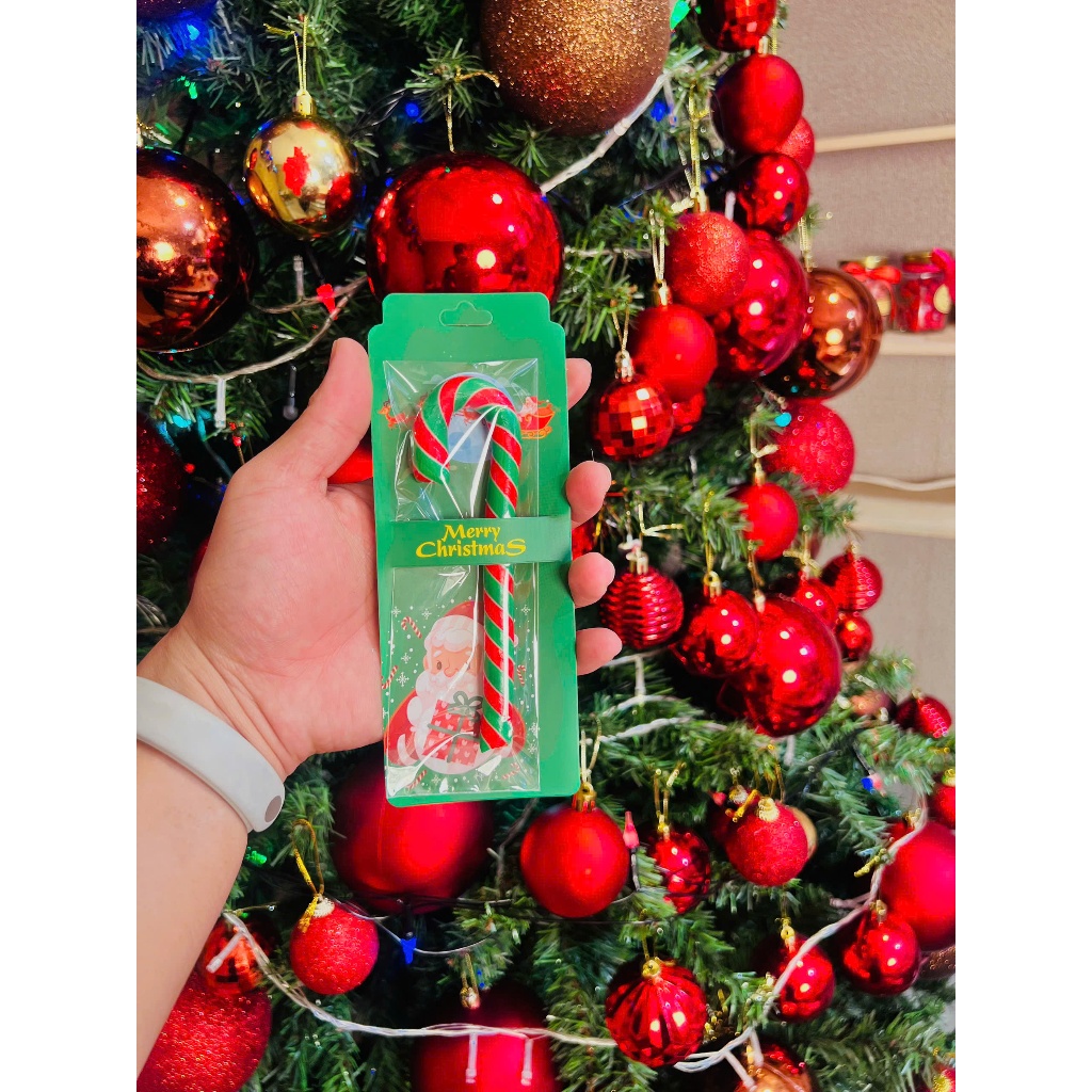 kẹo noel handmade, kẹo giáng sinh thủ công nghệ thuật cây gậy