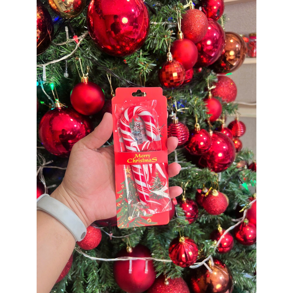 kẹo noel handmade, kẹo giáng sinh thủ công nghệ thuật cây gậy
