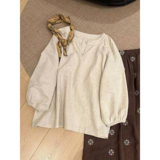 𝗔𝗻𝗱𝘆  -|LY LINEN| - Áo Linen cổ tròn