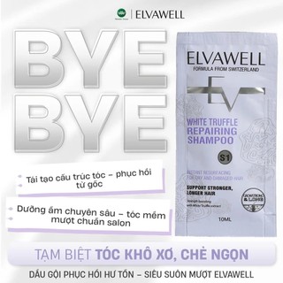 Set Mini Dầu Gội Xả Elvawell Phục Hồi, Giảm Gãy Rụng, Giảm Gàu - Bebeau