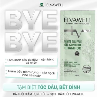 Set Mini Dầu Gội Xả Elvawell Phục Hồi, Giảm Gãy Rụng, Giảm Gàu - Bebeau