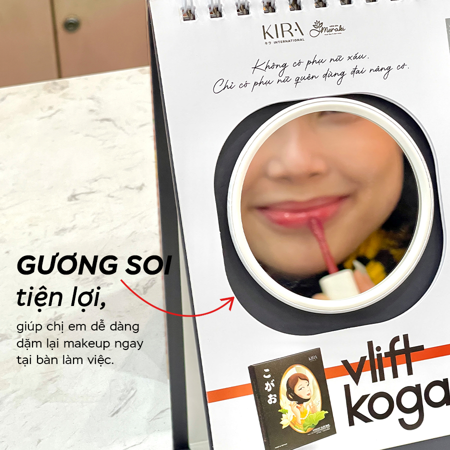 Lịch Để Bàn 2026 Bính Ngọ có kèm gương, thiết kế độc quyền, đầy đủ lịch âm và đánh dấu các ngày lễ quan trọng trong năm