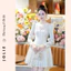 Váy Thiết Kế JOLIE Dáng Xòe Xếp Ly, Đầm Đen Tay Dài Cổ Tròn Đính Nơ Tiểu Thư