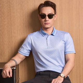 ÁO POLO NAM MARDINI VẢI COOL POLY MỀM MÁT HOẠ TIẾT KIM CƯƠNG MÀU XANH DIAMOND TRẺ TRUNG MP34