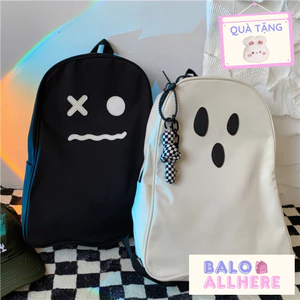 BaLo (XINHXINH) Balo Cặp Sách Đi Học Hình Bóng Ma Dễ Thương Độc Lạ BL283